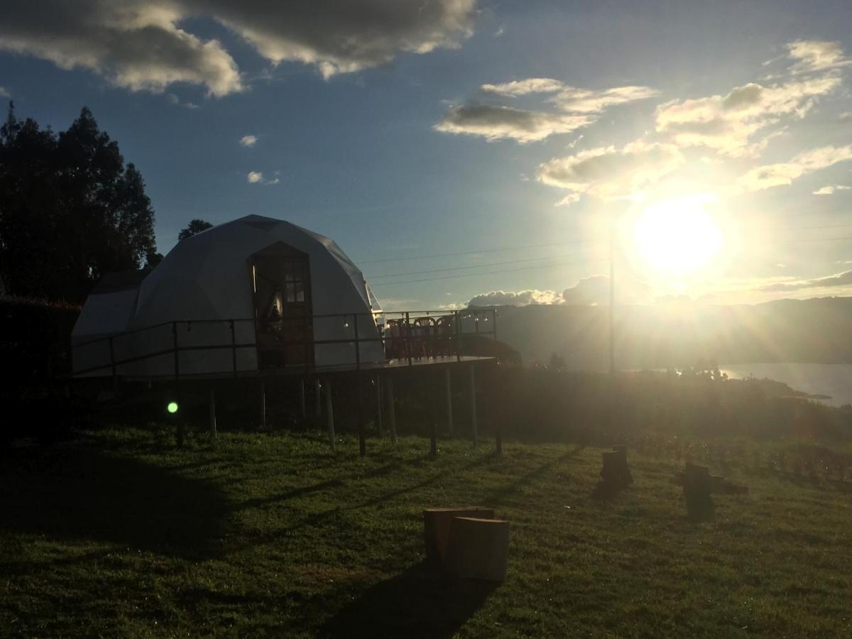 Glamping Ancestral Guatavita Eksteriør billede
